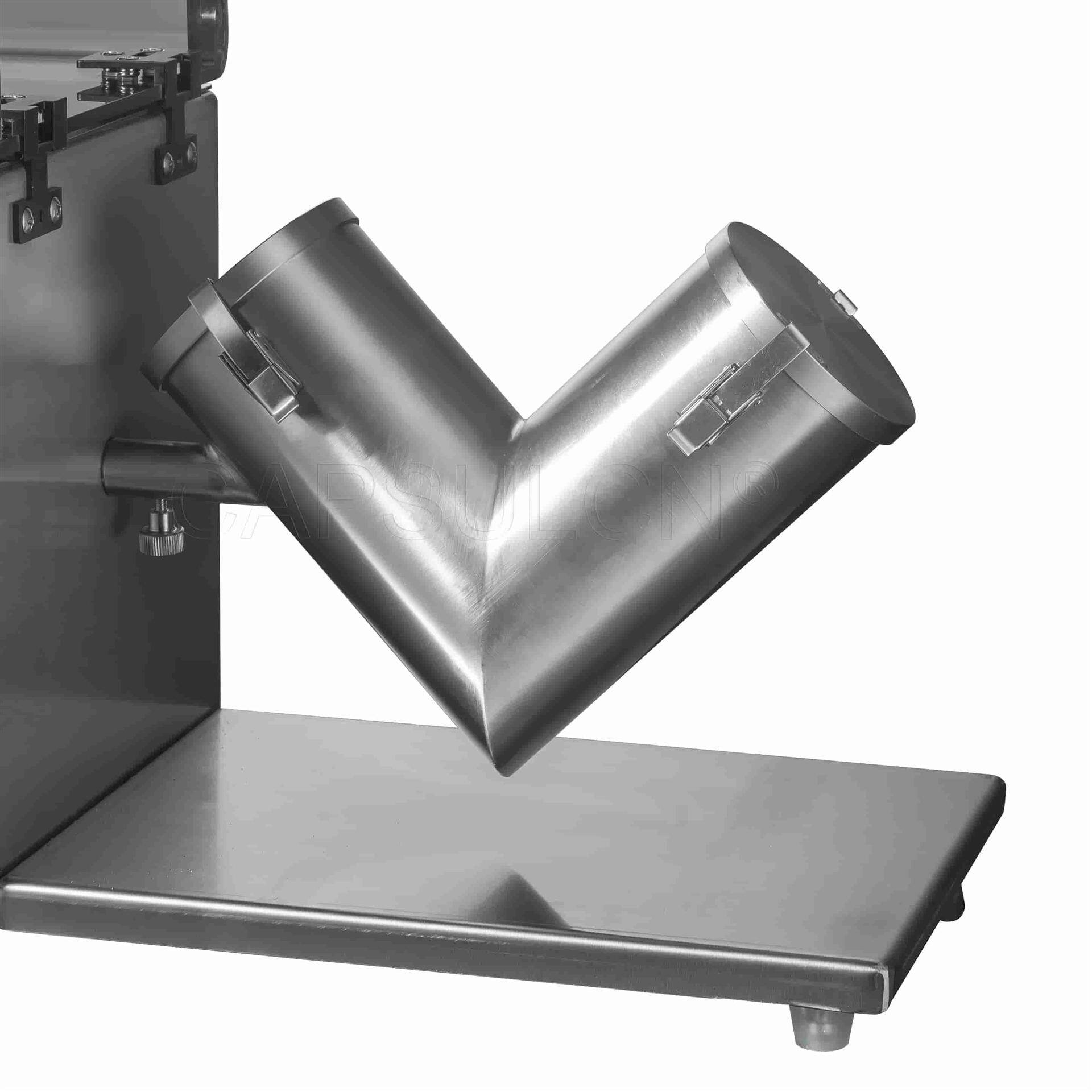 Check the V blender parts regularly